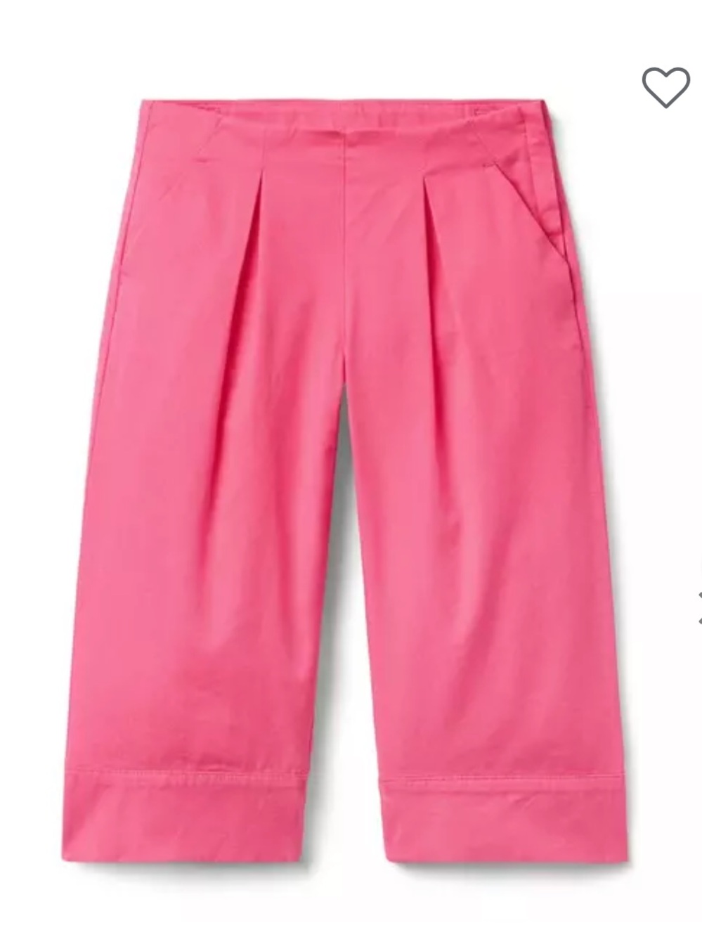 Janie and Jack wide leg twill pants